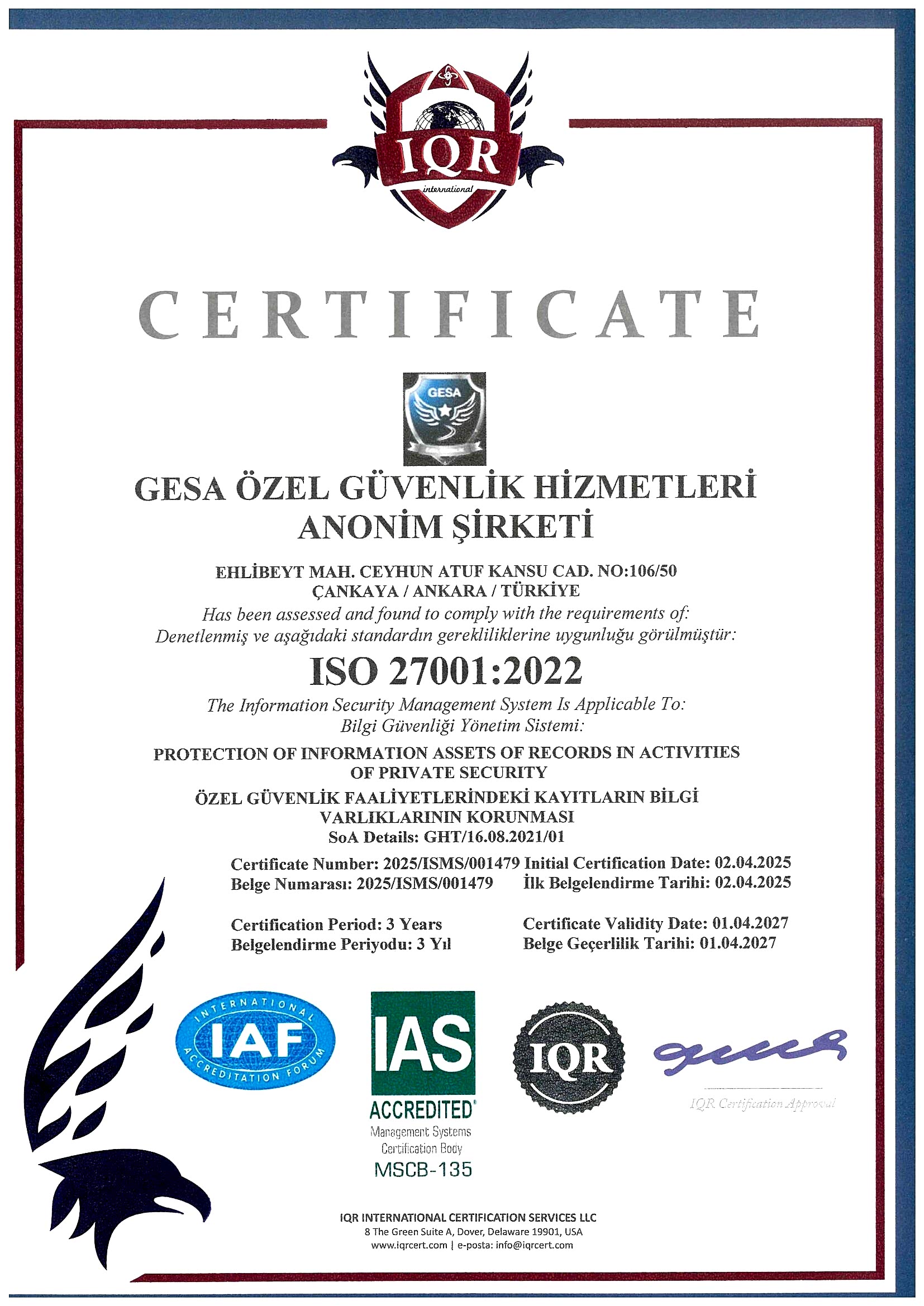 Bilgi Güvenliği Yönetim Sistemi