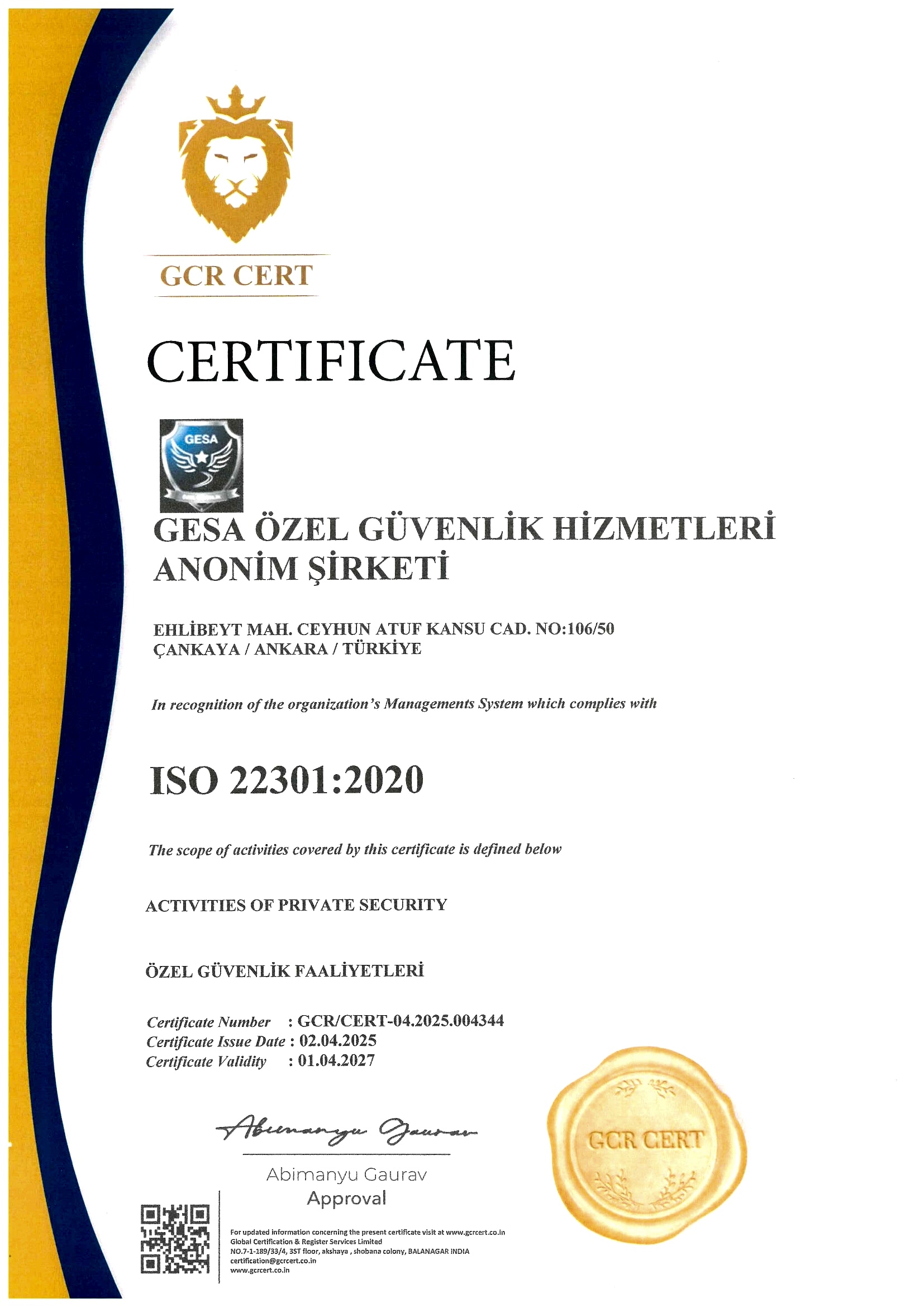 İş Sürekliliği Yönetim Sistemi